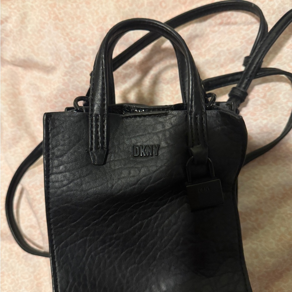 DKNY Maze North South Tote Bag In Black - Picture 8 of 9